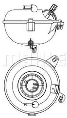 ΔΟΧΕΙΟ ΝΕΡΟΥ OCTAVIA 7 5Q0-121-407-T-BEHR