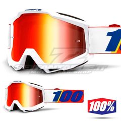 ΜΑΣΚΑ 100% THE ACCURI MINIMA GOGGLES - RED MIRROR LENS