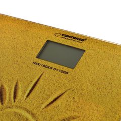 Esperanza EBS006 personal scale Electronic personal scale Square Beige-thumb-2