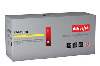 Activejet ATH-F532N toner for HP printer; HP 205A CF532A replacement; Supreme; 900 pages; yellow