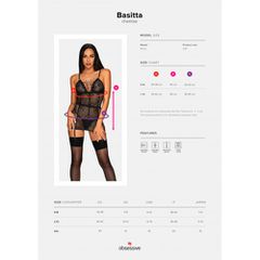 Obsessive Seductive Basitta Chemise with Thong-thumb-1