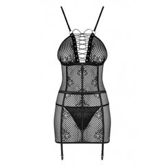 Obsessive Seductive Basitta Chemise with Thong-thumb-4