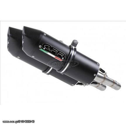 Gpr Εξατμίσεις Διπλά Τελικά Furore Black Aprilia Pegaso 650 2001-2004