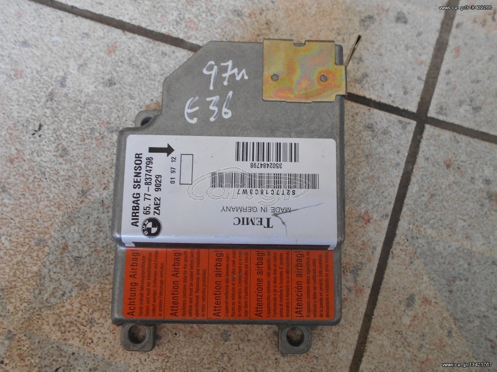  Εγκέφαλος Airbag BMW M3 65778374798