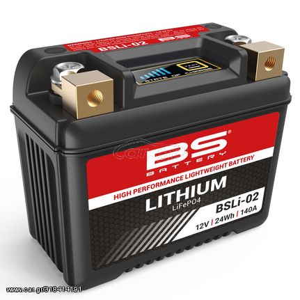 Μπαταρία Λιθίου BS Battery BSLI-02 12V 140 CCA GTZ8V BSLI2