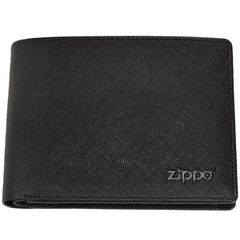 ΑΝΔΡΙΚΟ ΠΟΡΤΟΦΟΛΙ ΑΝΤΙΚΛΕΠΤΙΚΟ ZIPPO 11*9*2.5 ΓΝΗΣΙΟ ΔΕΡΜΑ ΜΑΥΡΟ POR.104.01.268 2007080