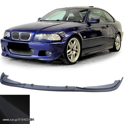 Μαύρο ματ LIP  κατάλληλο για BMW E46 Coupe Cabrio ΕΜΠΡΟΣ ΠΡΟΦΥΛΑΚΤΗΡΑ ΣΠΟΙΛΕΡ SPOILER ΧΕΙΛΑΚΙ / LIP ΜΠΡΟΣΤΑ 