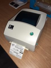 Βιομηχανικός εκτυπωτής ετικέτας  ZEBRA TLP 2844 με ενσωματωμένο αποκολλητή
