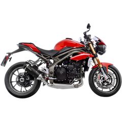 LEOVINCE Factory S Black Τελικό Εξάτμισης TRIUMPH	SPEED TRIPLE 1050 S/ 2019-6-2018