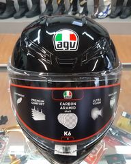 AGV K6 BLACK SMALL με PINLOCK 1220gr-thumb-7