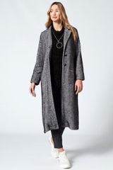 ΜΑΥΡΟ ΠΑΛΤΟ SNOWBALL ΜΕ ΠΕΤΟ