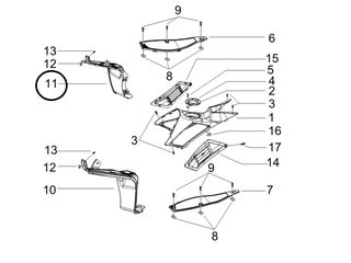 Μαρσπιέ Δεξί GILERA RUNNER -thumb-2
