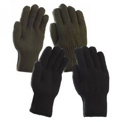 Γάντια Πλεκτά Στρατιωτικά Πετσετέ της MRK σε (2 Χρώματα)