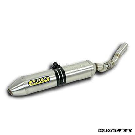 Τελικό Εξάτμισης Slip On Arrow Off-Road Thunder Aluminum & Stainless Steel end cap Honda CRF 450 R 2006-2008 (75050TA)