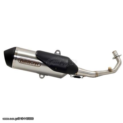 Τελικό Εξάτμισης Slip On Arrow Urban Aluminum White & Stainless Steel Dark end cap Honda SH 300i 2015-2020 (53510AN)