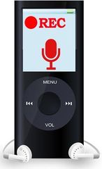 Voice Recorder - Ψηφιακό καταγραφικό ήχου - ομιλίας - 999 ωρών - MP4 player οθόνη  2" για video - Δέχεται κάρτα sd έως 32 gb - Ραδιόφωνο