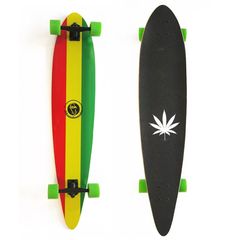 Longboard Ξύλινο Pin-Tail 46'' Fish Reggae CA