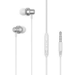 XO EP38 In-ear Handsfree με Βύσμα 3.5mm Silver