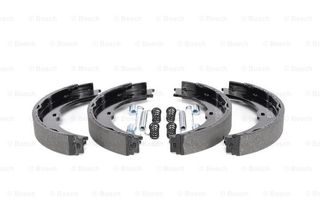 Σετ σιαγόνων φρένων, χειρόφρενο BOSCH 0986487720 για Mercedes-Benz Sprinter Van 2100cc D 129ps 2006-2009 OM 646.986 A9064200320 A9104202600 9064200320 9104202600 2E0698525