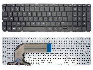 Πληκτρολόγιο Laptop Keyboard 17-e030sv 17-e101sv 17-E100SV 17-E061SV 17-E050SV 17-E150SV 17-E035NR 17-E037CL 17-E038CA 17-E117DX 17-E040SF 17-E025ER 17-E150US 17-E110SV UK NO FRAME VERSION(Κωδ.40298UK