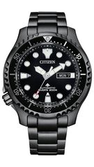 Ρολόι Citizen Promaster Automatic Diver's με μαύρο μπρασελέ NY0145-86E