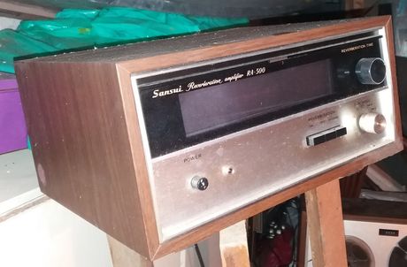 Sansui RA-500 Reverberation Amplifier Wood Grain