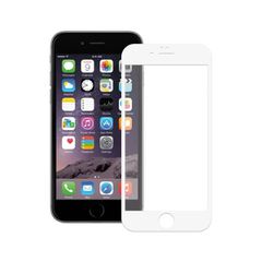 Tempered Glass 5D με frame για iPhone 6 λευκό