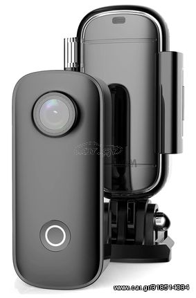 SJCAM Mini Action Cam C100+, 2K, 15MP, WiFi, αδιάβροχη, μαύρη