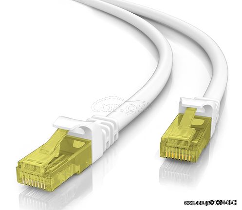 POWERTECH καλώδιο U/UTP Cat 5e CAB-N208, CCA 26AWG 0.4mm, 0.5m, γκρι