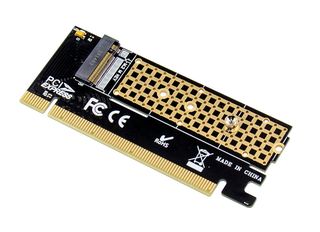 POWERTECH κάρτα επέκτασης 16x PCIe σε M.2 M Key NVMe ST529