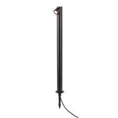 Φωτιστικό δαπέδου LED COB καρφωτό 5W 230V AC με θερμό χρώμα φωτός 3000Κ 240lm σε γκρι χρώμα IP65