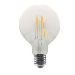 Λάμπα led filament globe G95 Ε27 8W 230V 2700k θερμό λευκό φως 980lumen δέσμης 360°