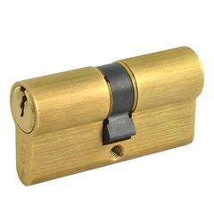 Cisa 08010 Απλός Κύλινδρος σε Χρυσό (Brass)-27x27