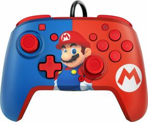 PDP Nintendo Switch Wired Controller Faceoff Deluxe+Audio Super Mario (500-134-EU-C1MR-1)