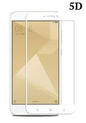 Powertech Tempered Glass 5D Full Glue, Xiaomi Redmi 5A Qualcomm, λευκό