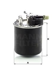 Φίλτρο καυσίμου MANN-FILTER WK82014 για Mercedes-Benz CLS-Class SW X218 3000cc D 4MATIC 258ps 2015-Σήμερα OM 642.858 6420903152 6420905352 6420906052 A6420903152 A6420905352 A6420906052 16401HG00A