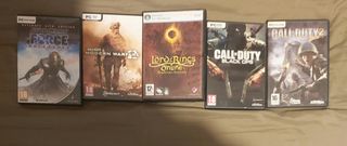 5 pc games+3 nintendo ds games και ένα nintendo ds