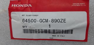 ΚΑΠΑΚΙ ΑΡΙΣΤΕΡΟ ΕΜΠΡΟΣ HONDA ΓΝΗΣΙΟ X8RS50  X8RX50 SZX50  '96 '01 64500-GCM-890ZE-thumb-2