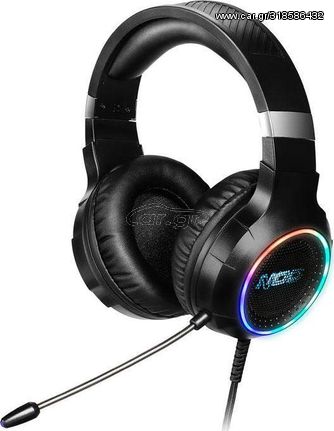 USB Gaming Headset με RGB LED φωτισμό, δόνηση και χειριστήριο