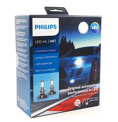 PHILIPS H7 X-Treme Ultinon Led Gen2 13.2V 25W +250% Περισσότερο Φως 5800K 2τμχ (11972XUWX2) 2τμχ