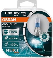 OSRAM HB3 12V 60W P20d Cool Blue INTENSE NextGeneration 5000K + 100% Περισσότερο Φως (9005CBN-HCB) 2τμχ