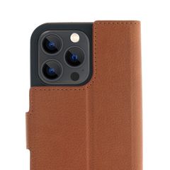 Promiz (PZ-10350) Wallet Case - Brown, Apple iPhone 13 Pro