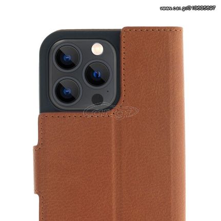 Promiz (PZ-10350) Wallet Case - Brown, Apple iPhone 13 Pro