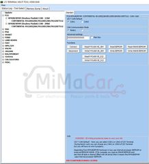 Software I / O Terminal - FCA (Fiat Chrysler Automobiles) RFHUB/RFHM (Activation/Simcard)