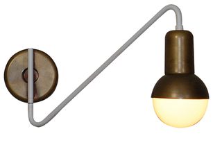 HL-3523-1 CHRISTOPHER CHROME & BLACK WALL LAMP HOMELIGHTING 77-3794
