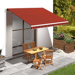 vidaXL Τεντόπανο Πορτοκαλί / Καφέ 400 x 300 εκ. από Καραβόπανο