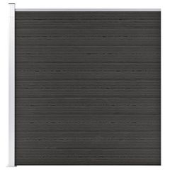 vidaXL Πάνελ Περίφραξης Γκρι 175 x 186 εκ. από WPC