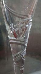 Wine Champagne Glass Heavy Lead Crystal. Made in Italy from London