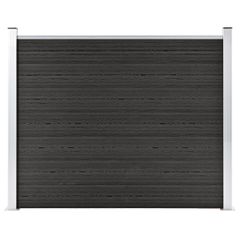 vidaXL Πάνελ Περίφραξης Γκρι 180 x 146 εκ. από WPC
