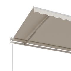 vidaXL Τέντα Συρόμενη Αυτόματη Κρεμ 400 x 350 εκ.-thumb-4